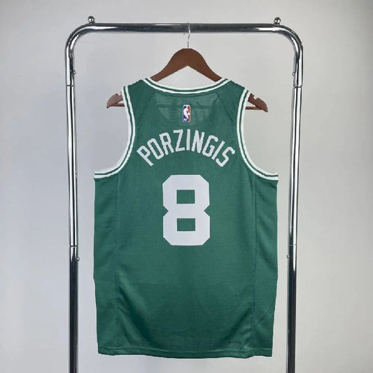 Camisa masculina Kristaps Porzingis verde da equipe