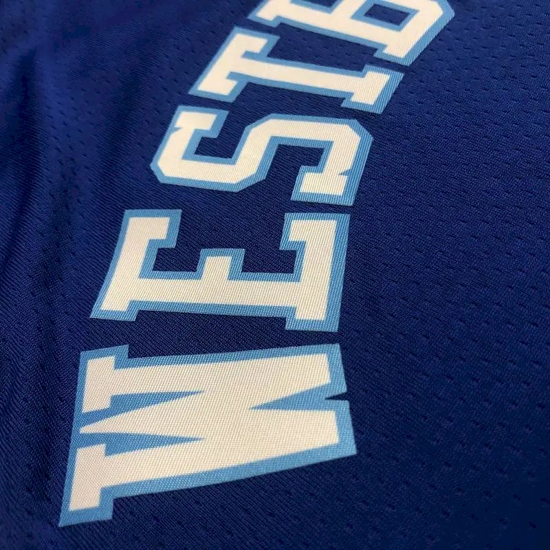 Camisa Masculina Russell Westbrook Royal Retro Classics 2020-21 Swingman Player Version – Edição Clássica