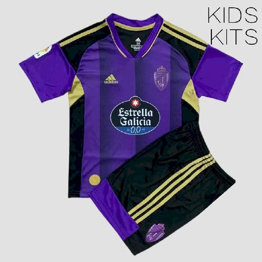 Kit reserva infantil do Real Valladolid 2022/23