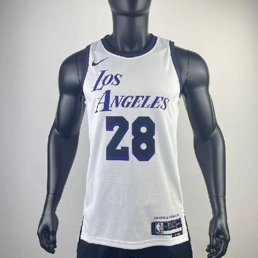 Camisa Rui Hachimura Branca Masculina – Edição Cidade