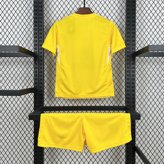 Atlético Madrid 2025/26 Yellow Goalkeeper Kids Kit