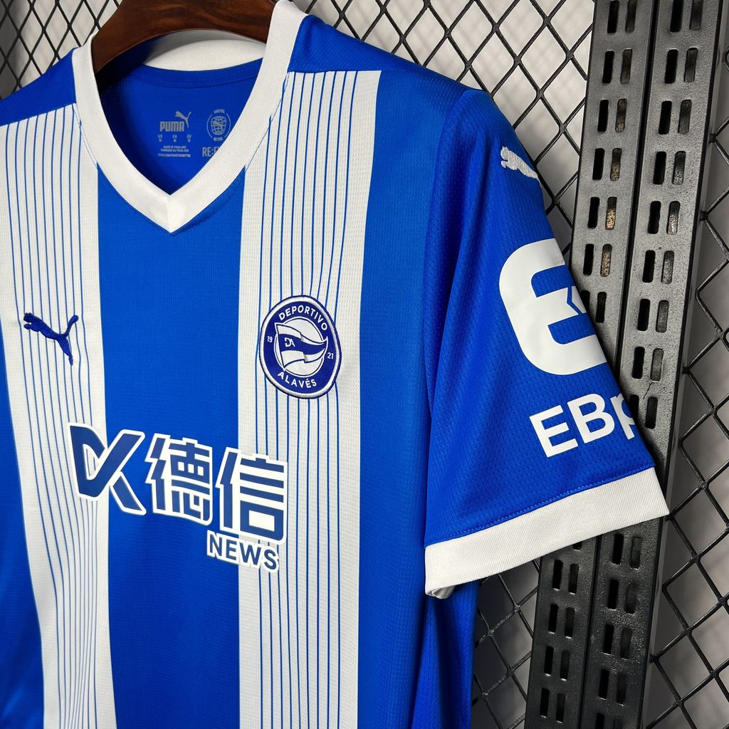 Camisa Home Deportivo Alavés 2024/25