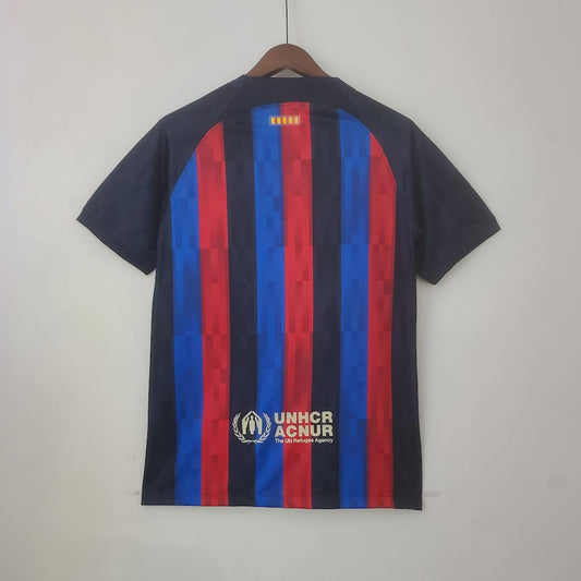 Camisa titular do Barcelona 2022/23 Owl Sponsor