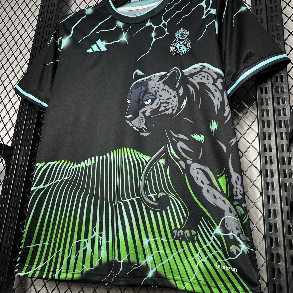 Real Madrid 2024/25 Special Edition Black And Green Jersey