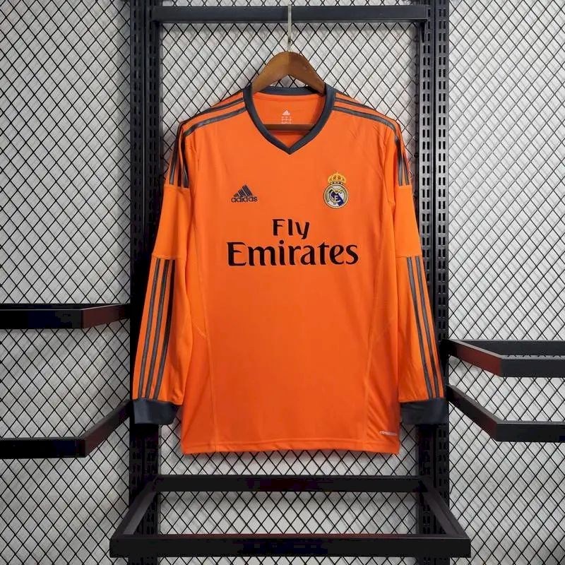 Camisa Retro Manga Longa Real Madrid 2013/14 Third