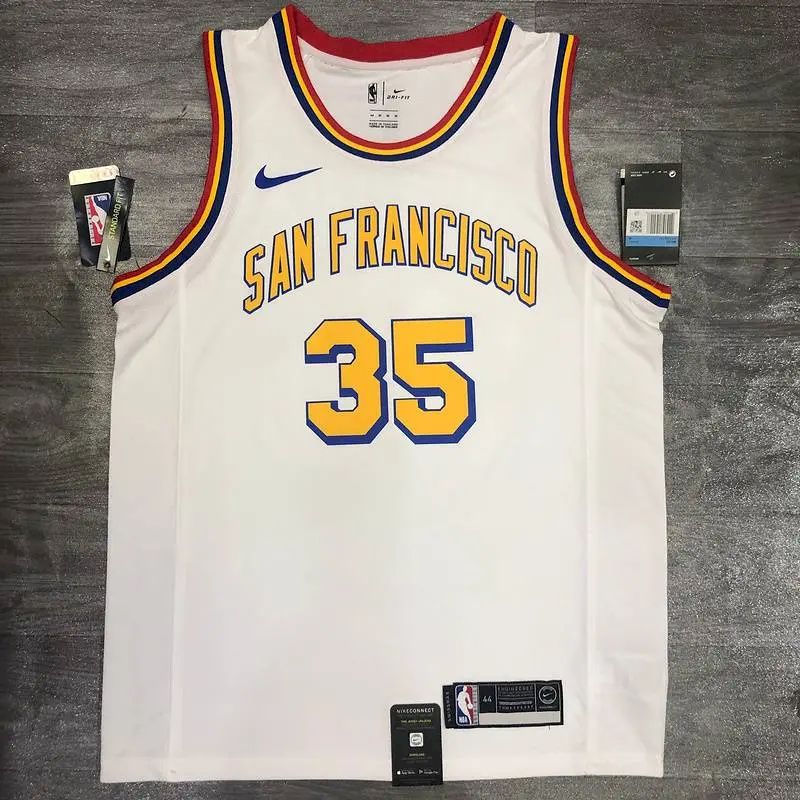 Camisa Kevin Durant Masculina Branca Versão Jogador – Edição Clássica San Francisco