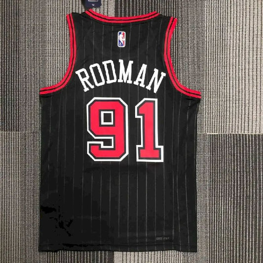 Camisa preta masculina Dennis Rodman Team – Edição Statement