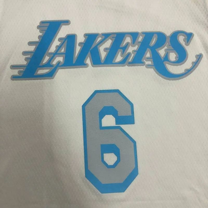 Men’s LeBron James White Player Version Jersey – City Edition