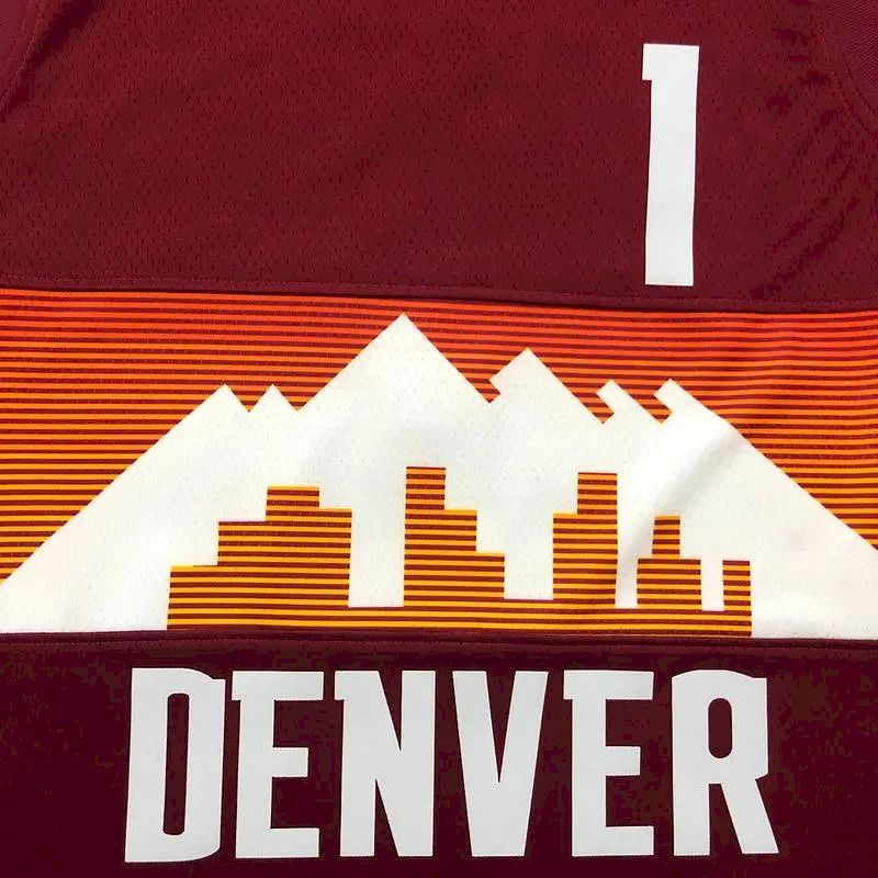 Camisa masculina Michael Porter Jr. vermelha 2020-21 Swingman versão jogador – Edição City