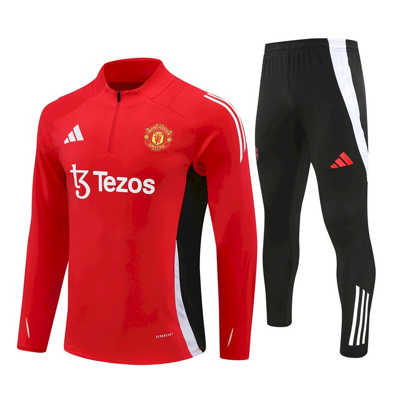 Suéter e calça adulto Manchester United 2024/25 com zíper 14001