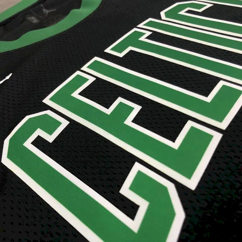 Camisa Masculina Jayson Tatum Preta 2020-21 Swingman Versão Jogador – Edição Statement