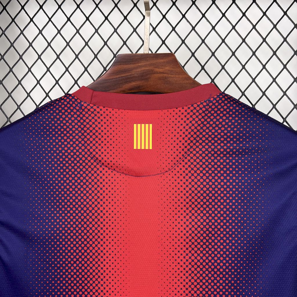 Camisa retrô de mangas compridas do Barcelona 2012/13