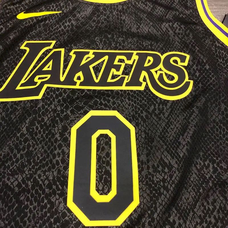 Camisa masculina Nick Young Black Mamba versão jogador