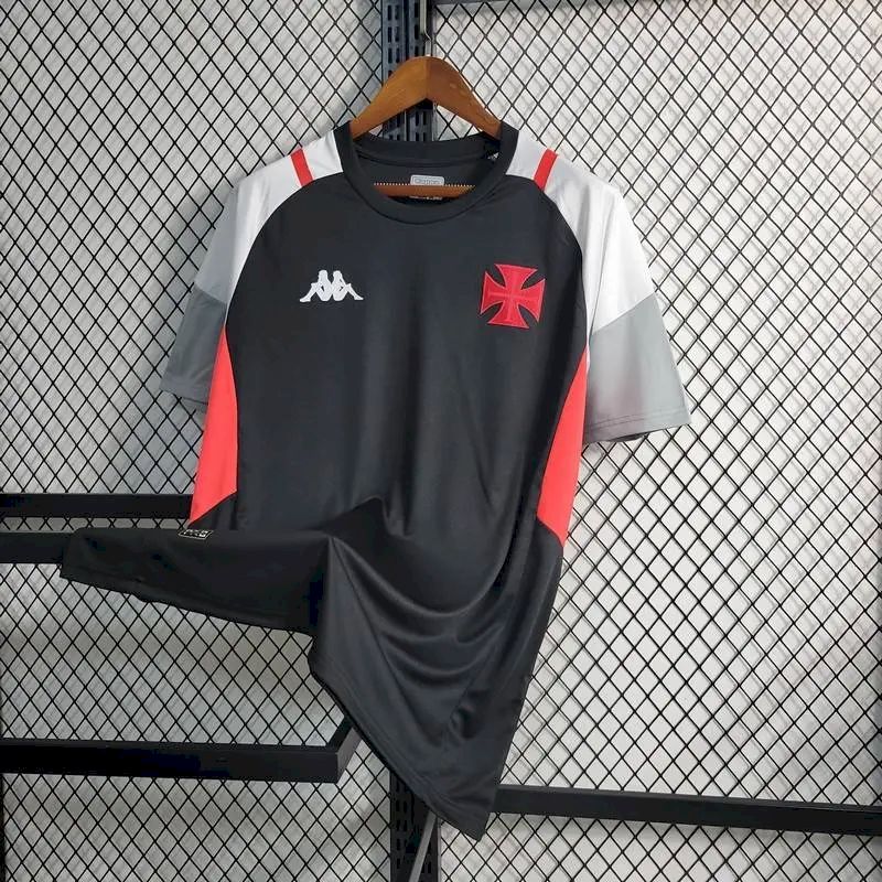Camisa pré-jogo do Vasco da Gama 2023/24 preta