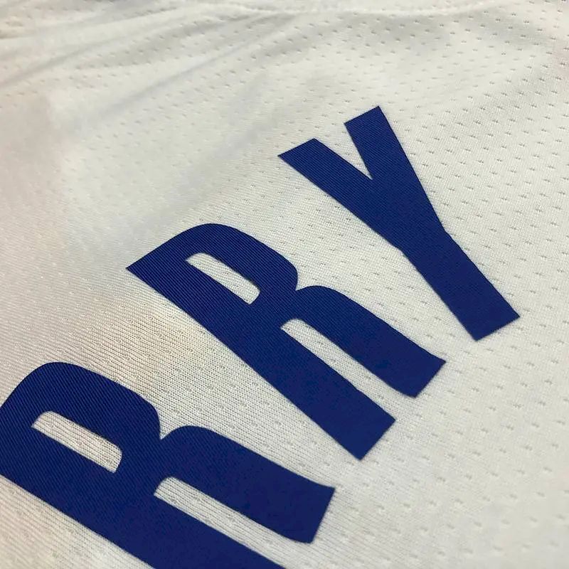 Camisa branca masculina Stephen Curry Team – Edição de 75º aniversário