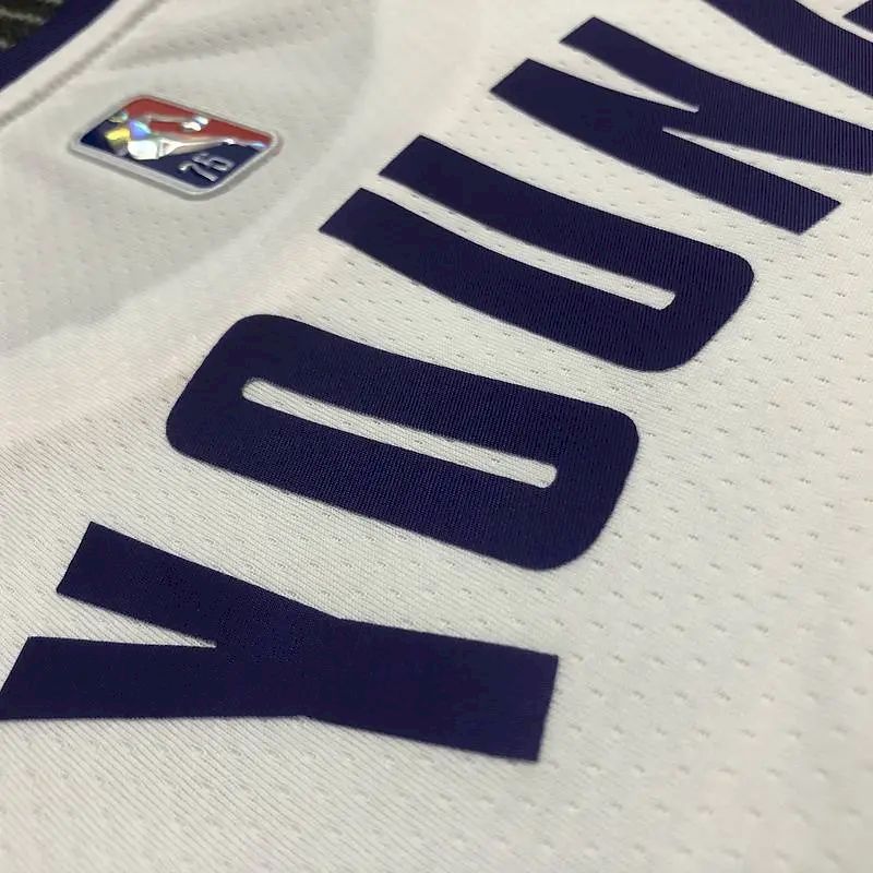 Men’s Nick Young White Team Jersey – 75th Anniversary Edition