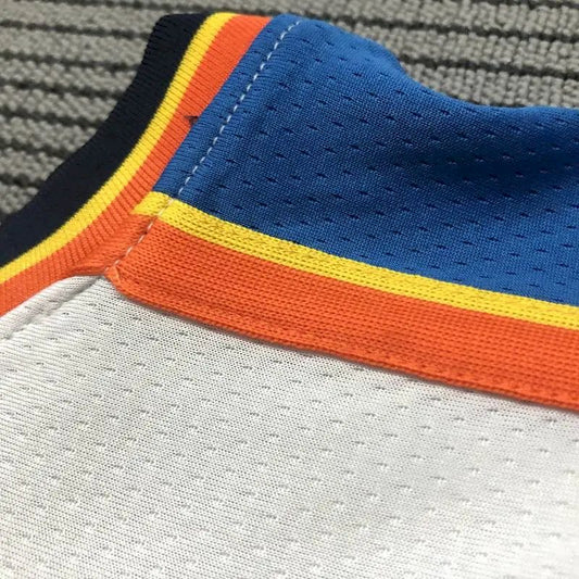 Camisa masculina branca Swingman Russell Westbrook – Edição Associação