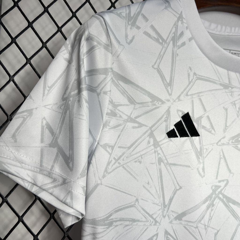 Real Madrid 2024/25 Pre Match Training Kids Kit