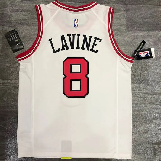 Camisa Zach Lavine Masculina Branca Versão Jogador – Edição Clássica