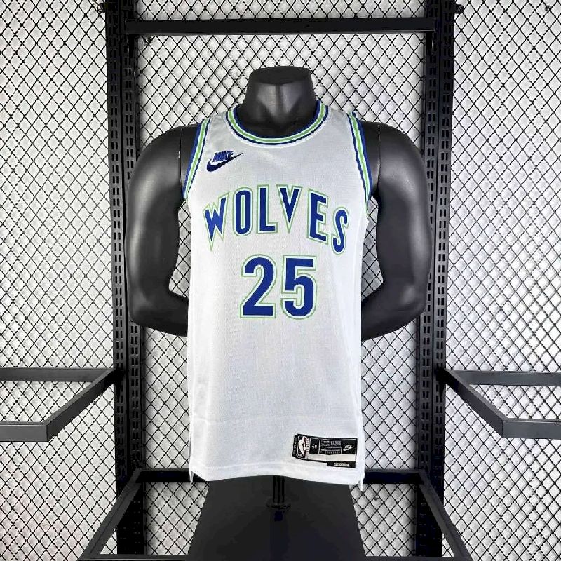 Camisa Derrick Rose Retro Masculina 2024 Branca