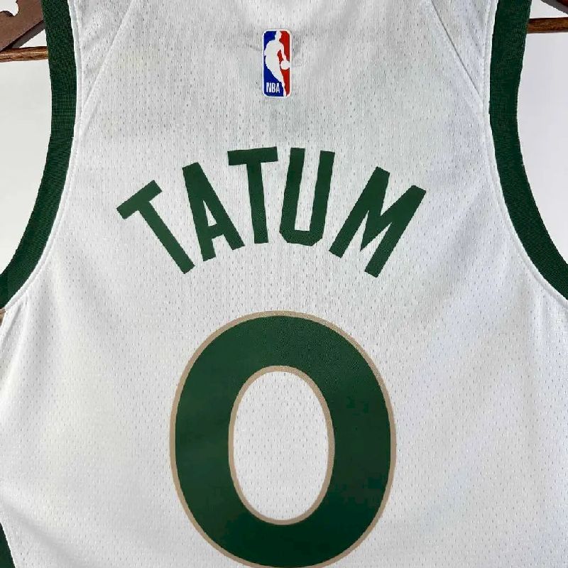 Camisa Jayson Tatum Branca Masculina 2024 – Edição Cidade