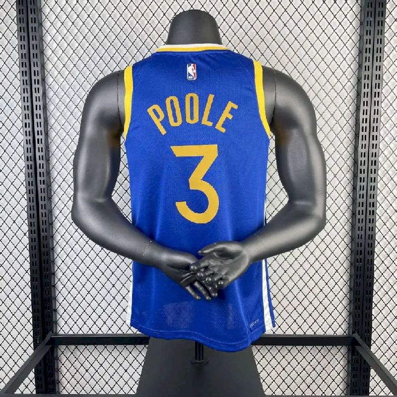 Men’s Jordan Poole Blue Away Team Jersey