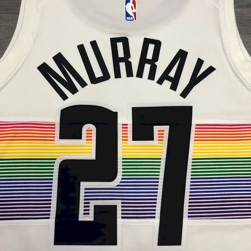 Camisa Jamal Murray White Masculina Versão Jogador - Edição Clássica Retro
