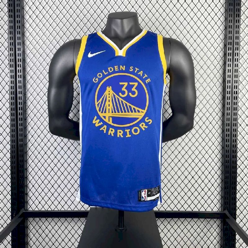 Men’s James Wiseman Blue Away Team Jersey