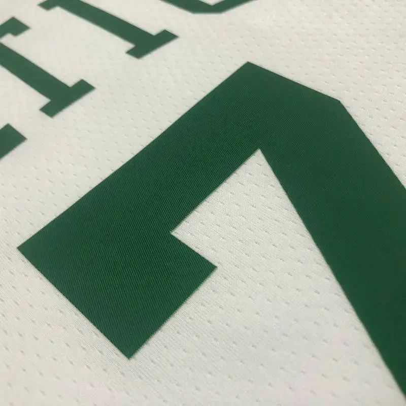 Camisa Jaylen Brown Masculina Branca 2021-22 75º Aniversário – Edição Clássica