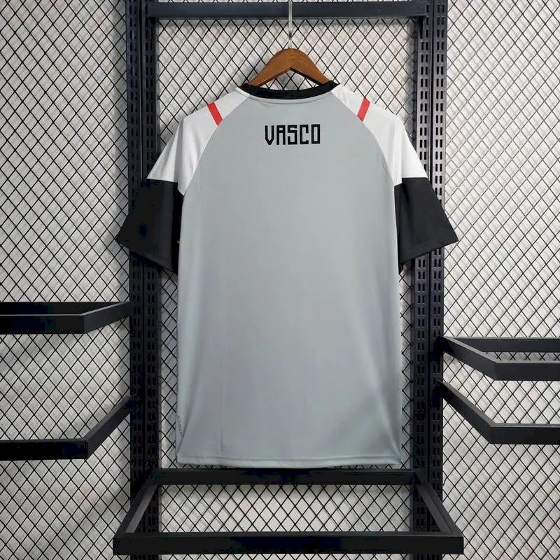 Camisa Treino Pré-Jogo Vasco da Gama 2023/24 Cinza