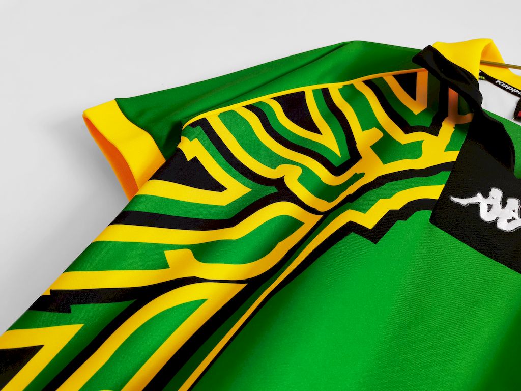 Camisa retrô reserva da Jamaica de 1998