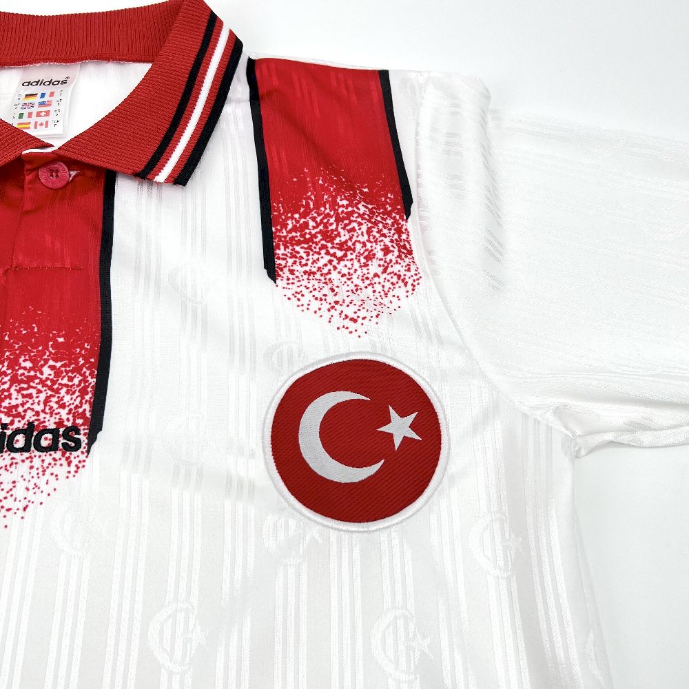 Camisa retrô reserva da Turquia de 1996