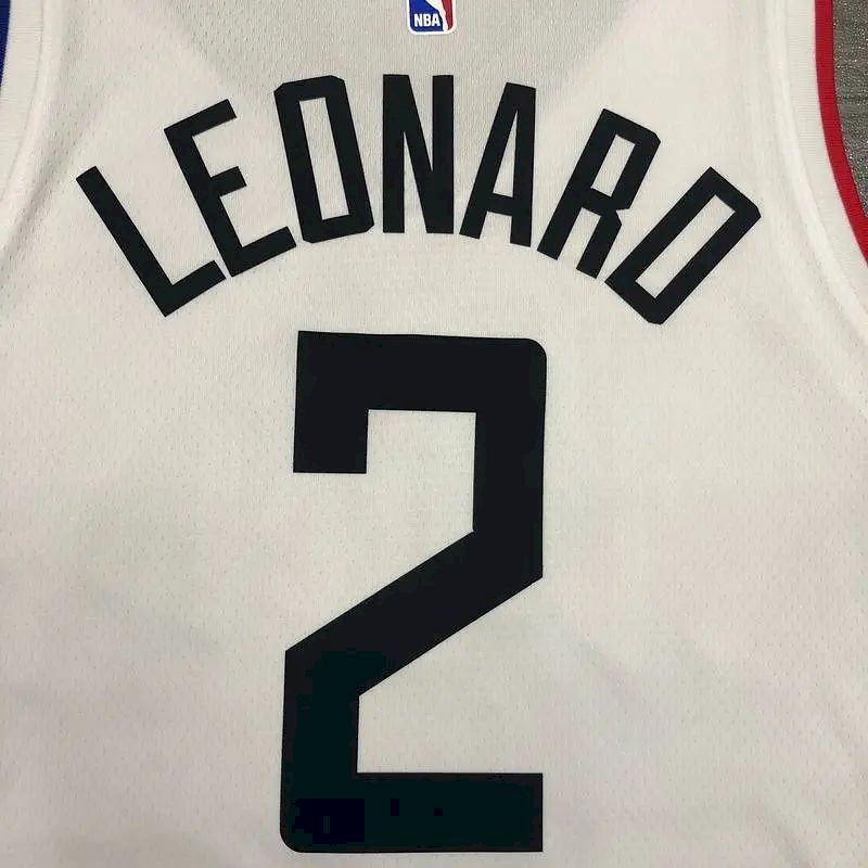Men’s Kawhi Leonard 2020-21 White Swingman Player Version Jersey – City Edition