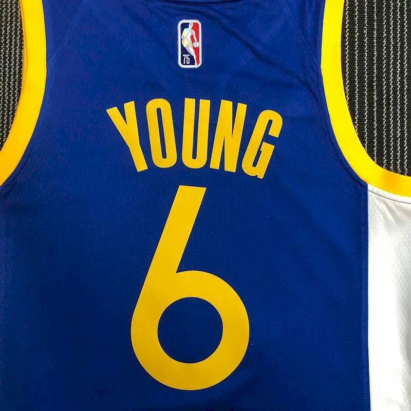 Camisa azul masculina Nick Young Team – Edição de 75º aniversário