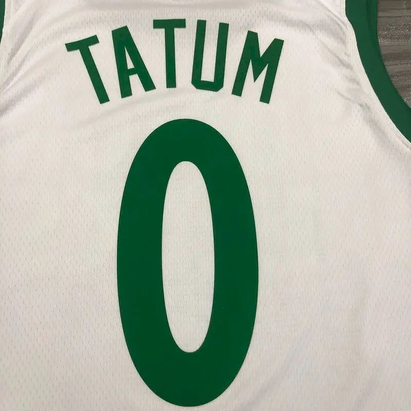 Men’s Jayson Tatum White 2020-21 Swingman Player Version Jersey – City Edition