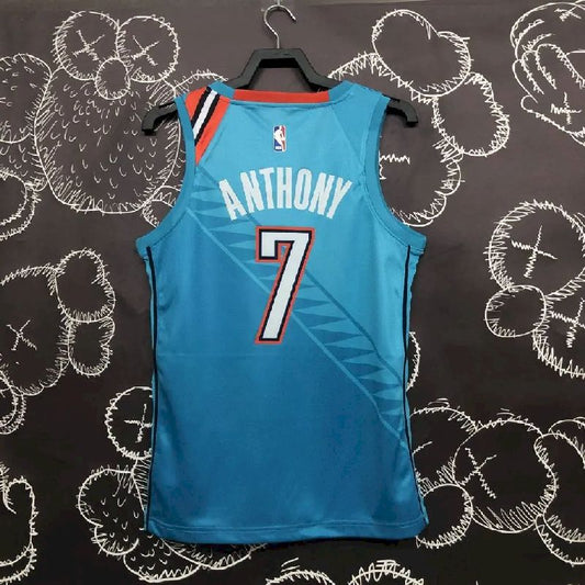 Camisa Carmelo Anthony Azul Masculina – Edição Cidade