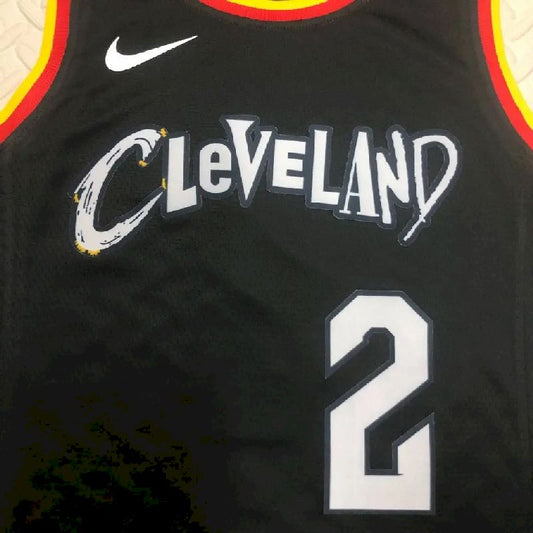 Camisa preta masculina Kyrie Irving Team – Edição City