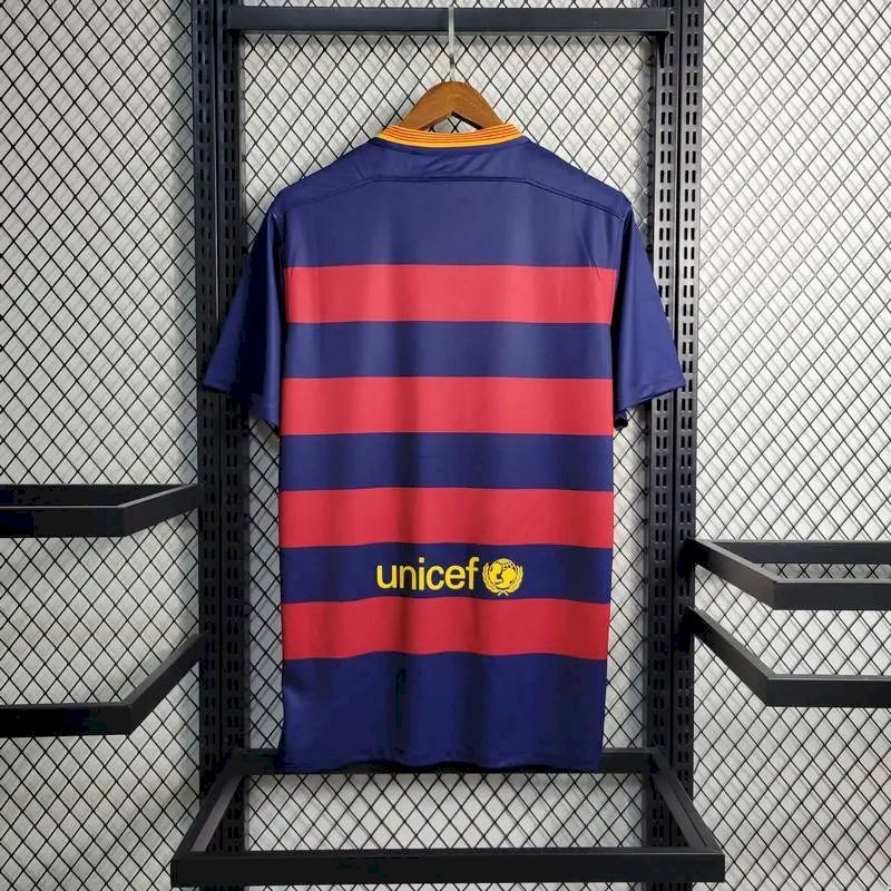Camisa retrô principal do Barcelona 2015/16