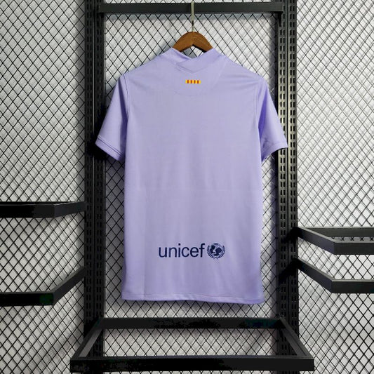 Camisa retrô alternativa do Barcelona 2021/22
