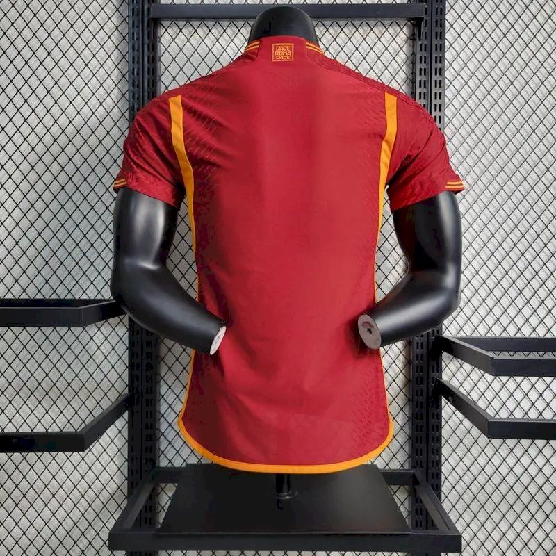 As Roma 2023/24 Home Jersey Player Version