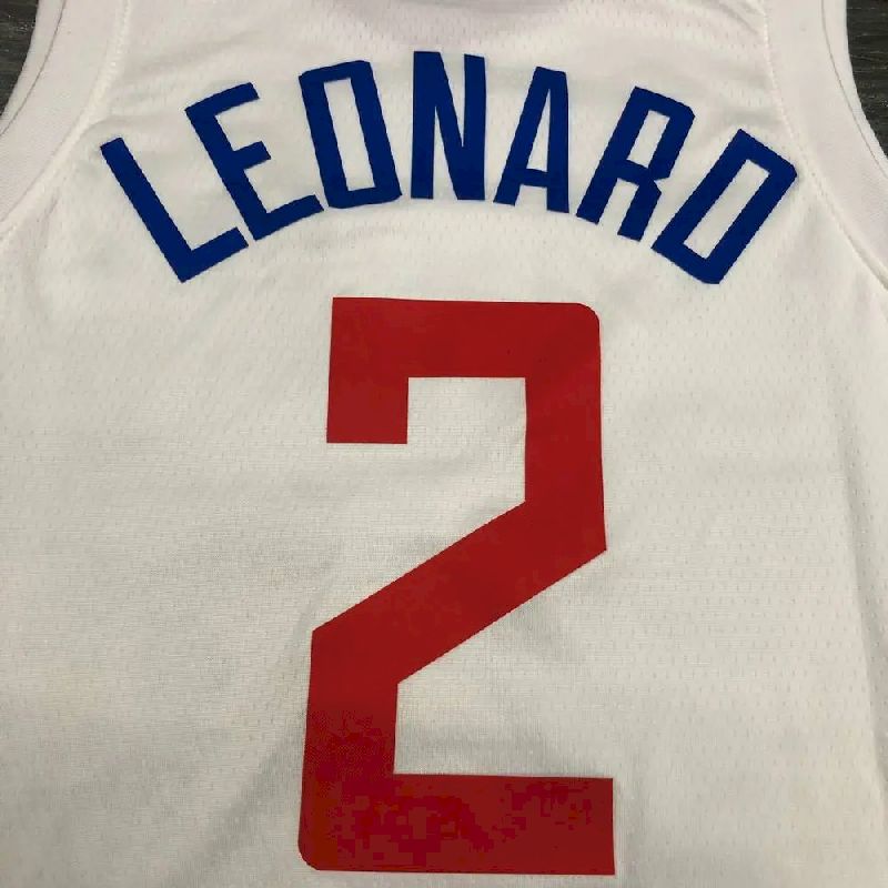 Camisa Kawhi Leonard Branca Masculina 2020-21 Versão Jogador – Edição Associação