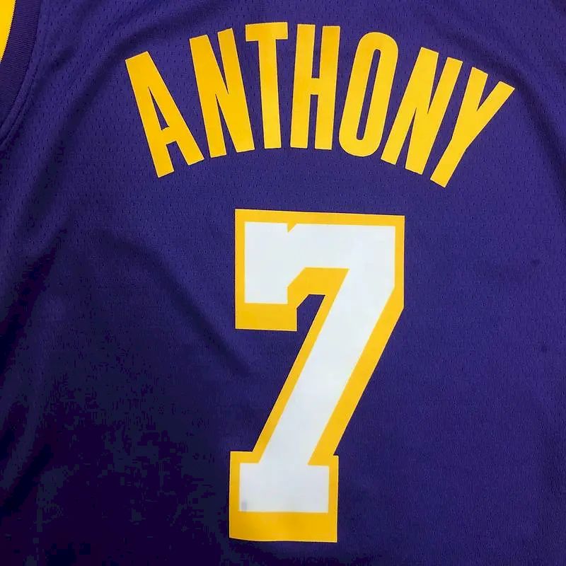 Carmelo Anthony Men’s Purple Swingman Team Jersey – Retro Classic Edition