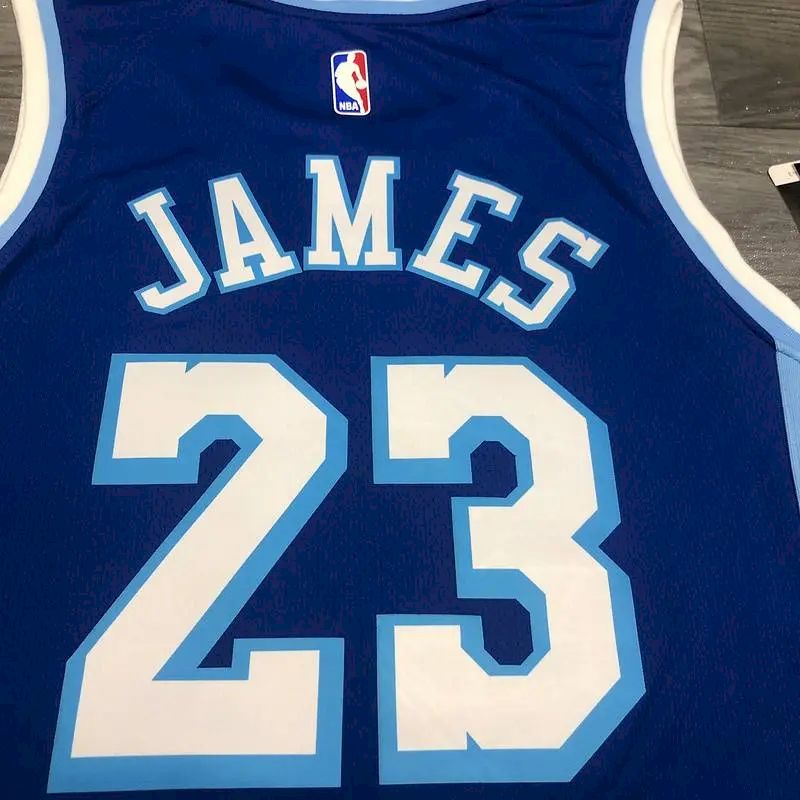 LeBron James Men’s Blue Player Version Jersey – Retro Classic Edition