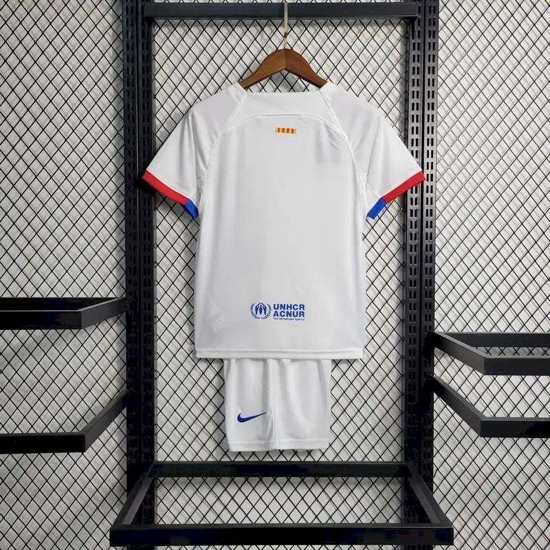 Barcelona 2023/24 Away Kids Kit