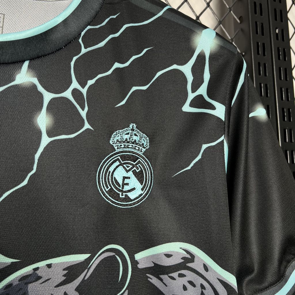 Real Madrid 2024/25 Special Edition Black And Green Jersey