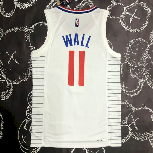 Camisa branca masculina John Wall Team – Edição de 75º aniversário