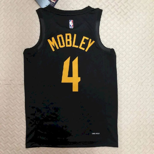 Camisa preta masculina Evan Mobley Team – Edição Statement