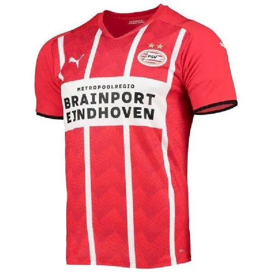 Camisa PSV Eindhoven Home 2021/22 Réplica Vermelha e Branca
