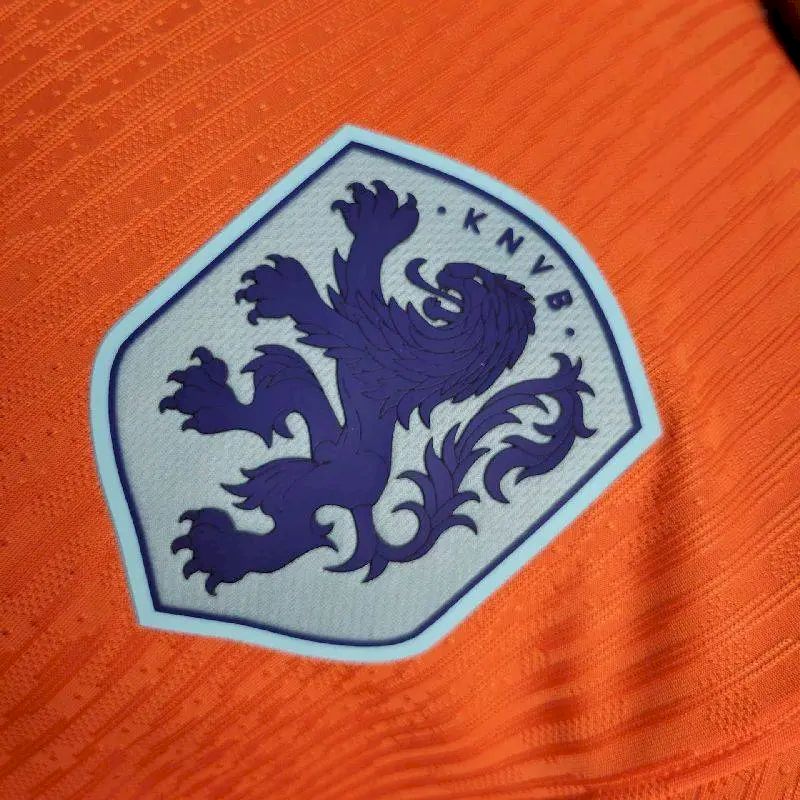 Netherlands 2024/25 Euro Home Jersey Player Version