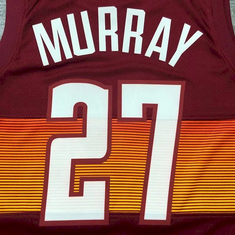 Men’s Jamal Murray Red 2020-21 Swingman Player Version Jersey – City Edition